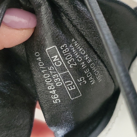 Zara Gathered Leather Heeled Sandals - Picture 13 of 13